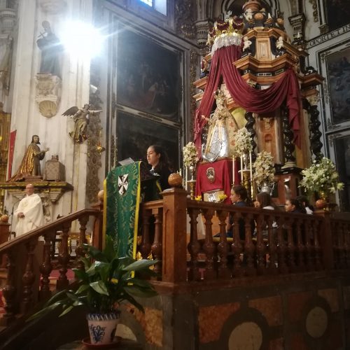 Eucaristía Virgen del Rosario en la Iglesia Santo Domingo